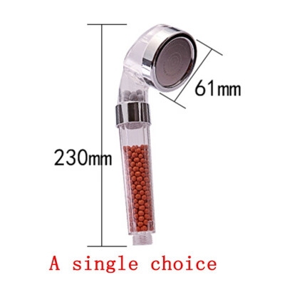 

Stone Anion Showerhead Small Pressurized Water Heater Nozzle And 300 Hole Booster Shower Head Square Handheld Press