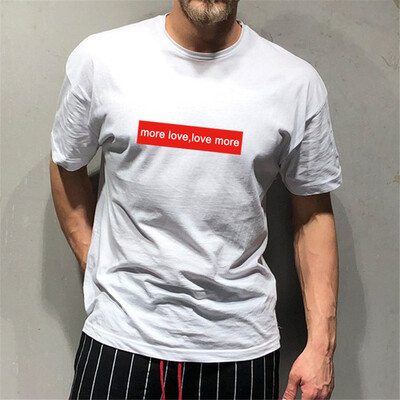 

Toponeto Summer Mens Casual Solid Color Letter Print Short Sleeve T-Shirt Top Blouse