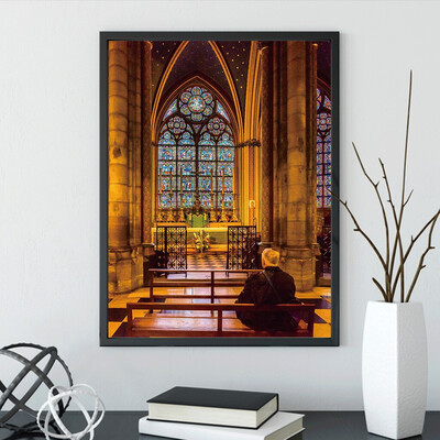 

Toponeto 5D DIY Diamond Painting Embroidery Round Diamond Home Decor Gift