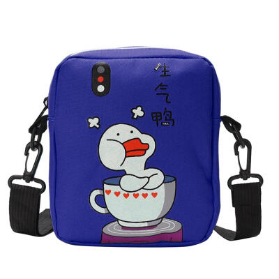

Canvas Shoulder Messenger Packs Cartoon Duck Print Women Crossbody Bags