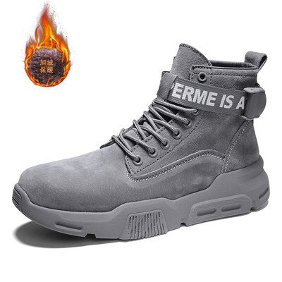 

Martin boots mens trend British short boots mens leather boots wild high-desert desert tooling Martin shoes