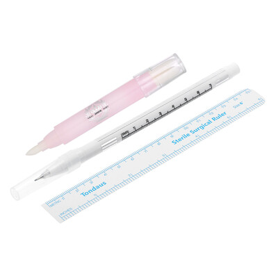 

3Pcs Tattoo Tool Set Tattooing Skin Marker Pen Eyebrow Tattoo Measure Paper Ruler for Permanent Makeup Tattoo Tool With Magic Er