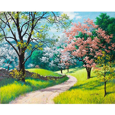 

Gobestart 5D Embroidery Paintings Rhinestone Pasted DIY Diamond Painting Cross Stitch