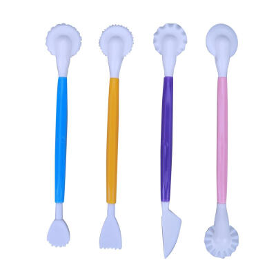 

4pcs Fondant Cake Pen Decor Set Flower Sugarcraft Modelling Tool