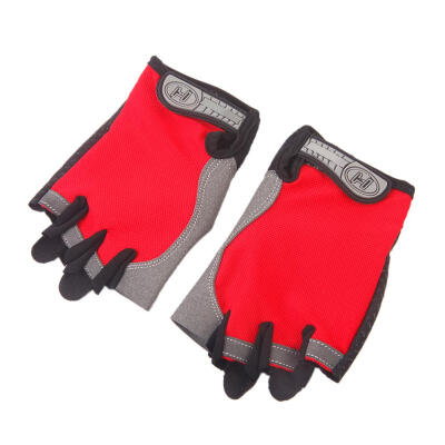 

Unisex Thin Breathable Outdoor Cycling Fitness Climbing Half Finger Gloves