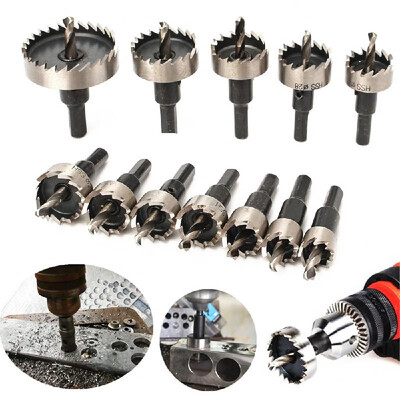 

13 Piece Set of High-speed Steel Serrated Hole Opener Set Steel Plate Beating 16mm 18mm 20mm 22mm 25mm 26mm 28mm 30mm 35mm 40mm