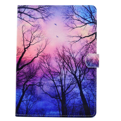 

BannerLive TPU Case for Apple ipad 2017 2018 Pro 97 Cover Funda Coque Flower Bear Wolf Tree Deer Fox Butterfly Reflection Pattern