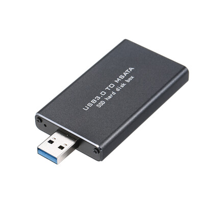 

USB30 to MSATA SSD Enclosure Portable External Hard Disk Box USB Disk Driver Support TRIM