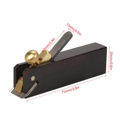 

Greensen Ebony Mini DIY Cable-line Woodworking Plane Carpenter Wood Cutting Tool Mini Plane Ebony Plane