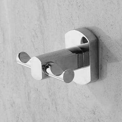 

Greensen Wall Mounted Double Hooks Clothes Towel Hanging Hooks for Home Bathroom