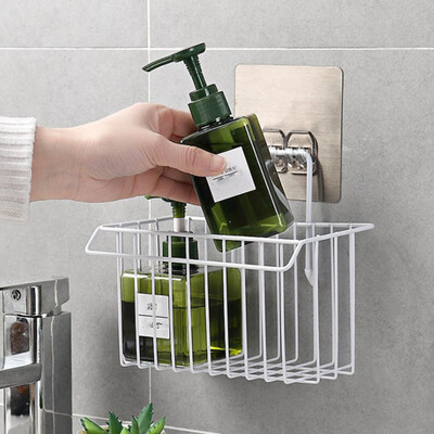 

Gobestart Household Bathroom Rack Bathroom Cosmetics Wrought Iron Storage Rack