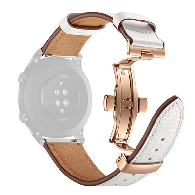 

〖Follure〗Gold Butterfly buckle Leather Wrist Watch Strap Band For Huawei Honor magic 2