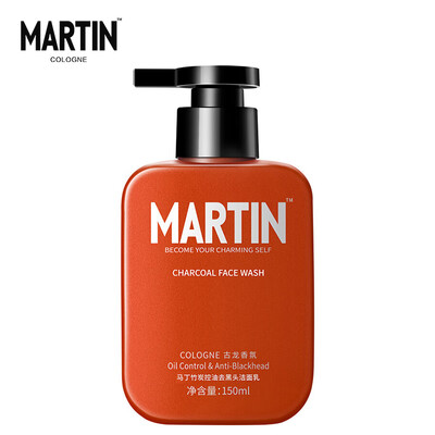

Martin Martin Facial Cleanser Mens Bamboo Charcoal Oil Control Blackhead Cleanser 150ml