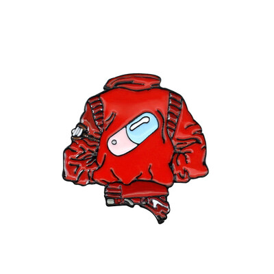 

Creative Red Jackets Brooch Pins Denim Backpack Lapel Badge Enamel Pins For Fan Personality Jewelry Gifts