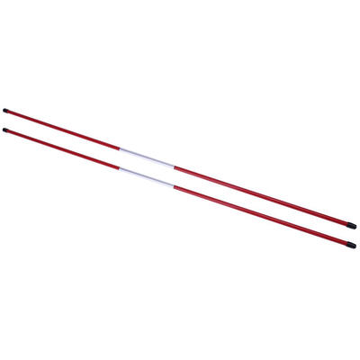 

2pcs Golf Alignment Sticks Swing Tour Trainer Rod Ball Striking Aid