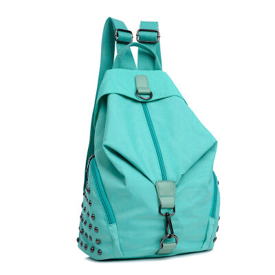 

AOILDLLI New Arrived Backpack Women School Bags For Teenage Girls Boys Nylon Casual Rivet Zipper Waterproof Travel Bags