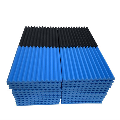 

Gobestart 48Pcs Acoustic Foam Panel Sound Stop Absorption Sponge Studio KTV Soundproof