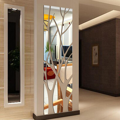 

Modern Tree Mirror Removable Decal Art Mural Wall Sticker Home Room Decoration