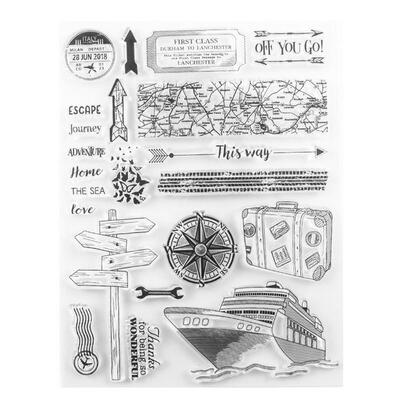 

Journey Silicone Transparent Seals Clear Stamps for DIY Scrapbooking Photo
