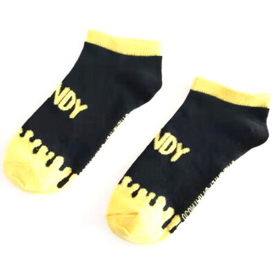 

New Cartoon Avatar Couple Boat Socks Mens Womens Socks Cute Short Socks