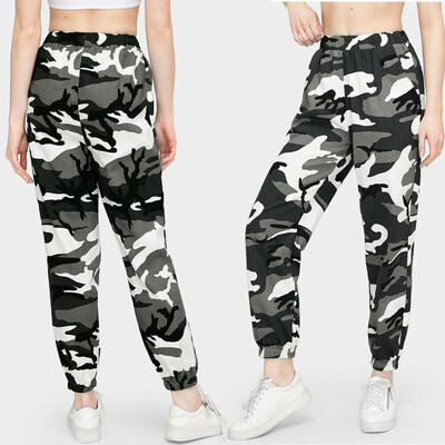

Women Ladies Camo Cargo Trousers Pants Military Army Combat Camouflage Printed