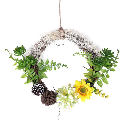 

〖Follure〗20CM Christmas Wreath Christmas Home Decoration Wedding Decoration Wreath