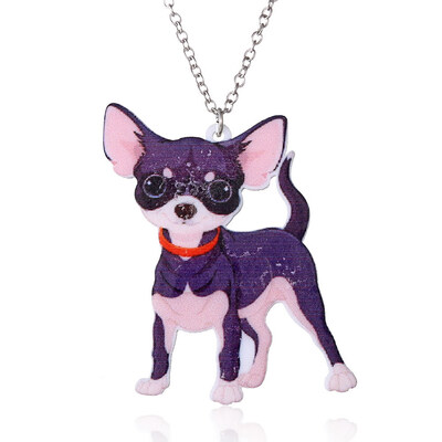 

Acrylic Animal Necklace Pet Cat Dragon Pig Bird Wolf Horse Fish Dog Necklace Women Bohemia Jewelry Pendant Ethnic Long Necklace