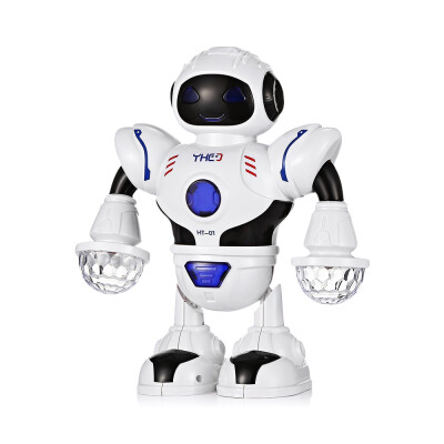 

HT- 01 Kids Electronic Smart Space Dancing Robot with Music LED Light