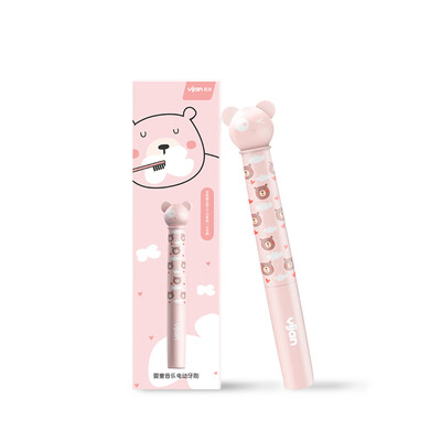 

Easy Jane yijan childrens electric toothbrush baby toothbrush waterproof music baby toothbrush T2 pink cute bear