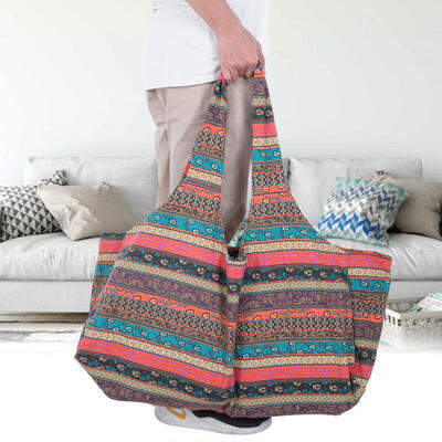 

Greensen Foldable Large Capacity Canvas Storage Bag Single Shoulder Yoga Bag