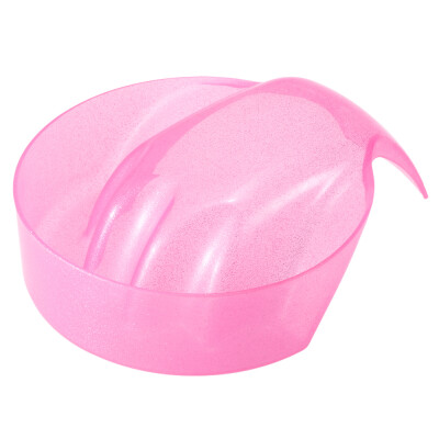 

1pc Nail Art Bowl Hand Soak Off Nail Removal Tray Nail Soaker Nail Art Tips Wash Salon Manicure Tool Rose Red