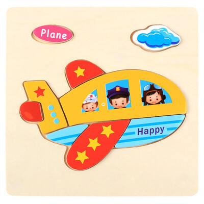 

Gotoamei Wooden Puzzle Educational Developmental Baby Kids Training Toy