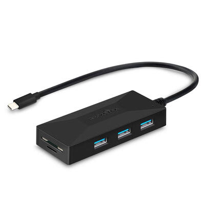 

Rocketek 5 in 1 USB C Hub Type-C to 3 USB30 Adapter Memory Card Reader