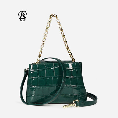 

ESHUNFA 2019 new fashion stone pattern chain handbag handbag shoulder bag Messenger bag ESCX179 4328