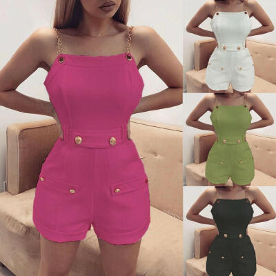 

Women&39s Sleeveless Jumpsuit Shorts Romper Ladies Holiday Casual Mini Playsuits