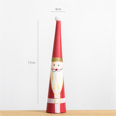 

Siaonvr Creative Wooden Santa Claus Christmas Xmas Decoration Kids Gift Ornament Toy