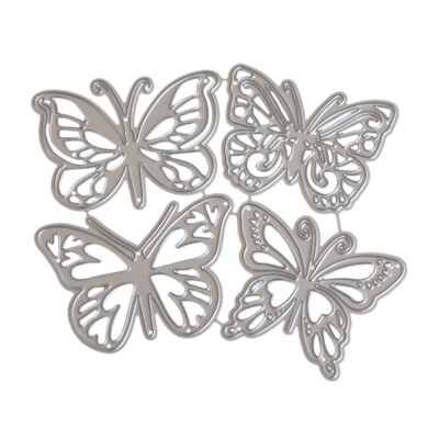 

Gobestart New Flower Heart Metal Cutting Dies Stencils DIY Scrapbooking Album Paper Card