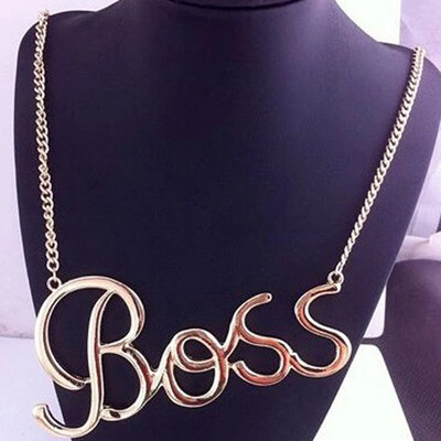 

High Quality Fashion Currents Crisp Letter Love Necklace Ladies Necklace Personality Short Necklace