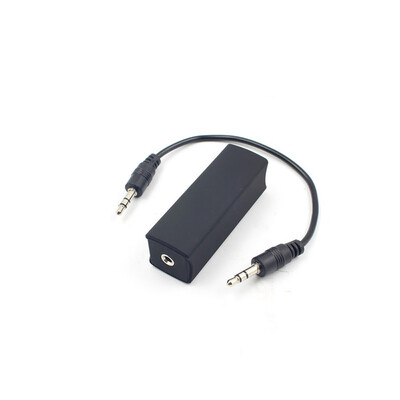

〖Follure〗Noise Earth Loop Noise Isolator Anti-jamming Device with 35mm Stereo Audio