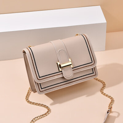 

Summer Single Shoulder Ladies Up-trend Korean Ins Baitao Chain Slant Bag Fashion Simple