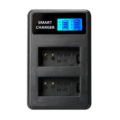 

NB-10L LCD Display Dual Port USB Battery Charger for Canon SX40 HS SX40HS