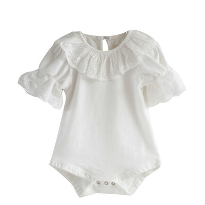 

Long Sleeve Toddler Baby Girls Lace Bodysuit Romper Jumpsuit Outfits Clothes