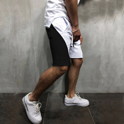 

Gobestart Fashion Men Summer Casual Sport Elastic Waist Short Pants Trousers
