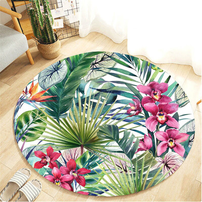 

Gobestart Botany Elements Blanket Round Bathroom carpet 60cm