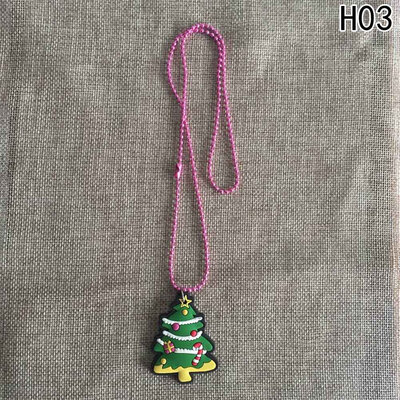 

Children Toy Necklaces Kids Boy Girl Gifts Snowman Christmas Tree Santa Claus Necklace