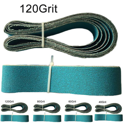

2pcs Sanding Belts 40 Grit For Polishing Leather Plastic Ceramics Belt Sander