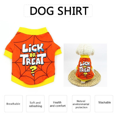 

Dog Shirt Dog T-Shirts Dog Spring Summer Clothes Printed Pet Clothing Pet Summer Clothes for Puppy Dogs