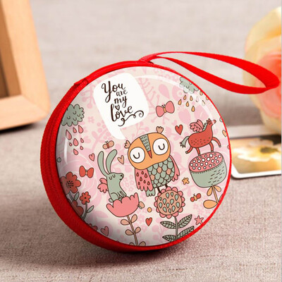

Unicorn Alpaca Mini Handbag Cute Simple Style Headphones Box Small Wallet Cartoon Coin Change Purse