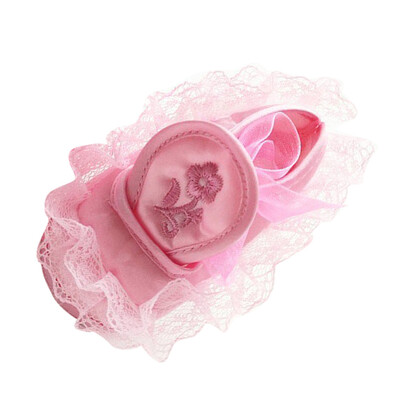 

Cute Baby Girls Non-Slip Newborn Infant Baby Toddler Lace Frilly Flower Shoes