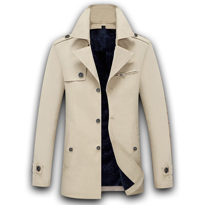

KSENV medium&short mens windbreaker autumn&winter short windbreaker jacket casual jacket wild slim 10632